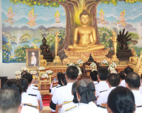 จังหวัดสุราษฎร์ธานีจัดพิธีบำเพ็ญกุศลและทำบุญตักบาตร ในวาระคร ... พารามิเตอร์รูปภาพ 40