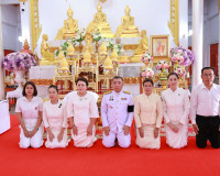 จังหวัดสุราษฎร์ธานีจัดพิธีเจริญพระพุทธมนต์และทำบุญตักบาตรถวา ... พารามิเตอร์รูปภาพ 17