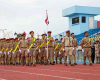 ผู้ว่าฯ สุราษฎร์ธานี นำลูกเสือ-เนตรนารี ทบทวนคำปฏิญาณและสวนส ... พารามิเตอร์รูปภาพ 27