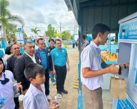 ผู้ว่าฯ สุราษฎร์ธานีเปิดโครงการน้ำดื่มสะอาด "Mini Station" ม ... พารามิเตอร์รูปภาพ 32