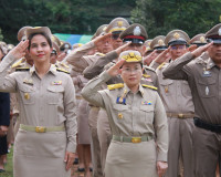 ผู้ว่าฯ สุราษฎร์ธานี นำข้าราชการและประชาชนร่วมพิธีถวายพระพรช ... พารามิเตอร์รูปภาพ 17