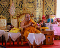 พระบาทสมเด็จพระเจ้าอยู่หัว พระราชทานผ้าไตร เนื่องในพิธีทำบุญ ... พารามิเตอร์รูปภาพ 9