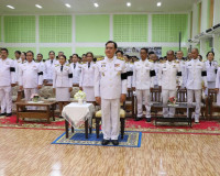 รองผู้ว่าราชการจังหวัดสุราษฎร์ธานี เป็นประธาน ในพิธีถวายพระพ ... พารามิเตอร์รูปภาพ 6