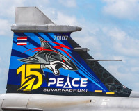 กองบิน 7 จัดงานครบรอบ 15 ปี Gripen C/D และ Saab 340 AEW&amp;C ย้ ... พารามิเตอร์รูปภาพ 22