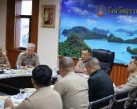 ผู้ว่าฯ สุราษฎร์ธานีประชุมนายอำเภอ หัวหน้าส่วนราชการ และหัวห ... พารามิเตอร์รูปภาพ 12
