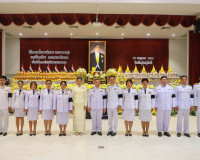 จังหวัดสุราษฎร์ธานี จัดพิธีถวายเครื่องราชสักการะและจุดเทียนถ ... พารามิเตอร์รูปภาพ 35