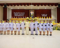 จังหวัดสุราษฎร์ธานี จัดพิธีถวายเครื่องราชสักการะและจุดเทียนถ ... พารามิเตอร์รูปภาพ 37