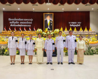จังหวัดสุราษฎร์ธานี จัดพิธีถวายเครื่องราชสักการะและจุดเทียนถ ... พารามิเตอร์รูปภาพ 52