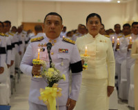 จังหวัดสุราษฎร์ธานี จัดพิธีถวายเครื่องราชสักการะและจุดเทียนถ ... พารามิเตอร์รูปภาพ 53