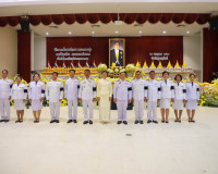 จังหวัดสุราษฎร์ธานี จัดพิธีถวายเครื่องราชสักการะและจุดเทียนถ ... พารามิเตอร์รูปภาพ 55