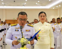 จังหวัดสุราษฎร์ธานี จัดพิธีถวายเครื่องราชสักการะและจุดเทียนถ ... พารามิเตอร์รูปภาพ 60