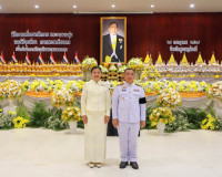 จังหวัดสุราษฎร์ธานี จัดพิธีถวายเครื่องราชสักการะและจุดเทียนถ ... พารามิเตอร์รูปภาพ 61