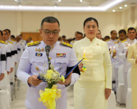 จังหวัดสุราษฎร์ธานี จัดพิธีถวายเครื่องราชสักการะและจุดเทียนถ ... พารามิเตอร์รูปภาพ 63