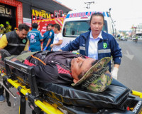 สุราษฎร์ธานีซ้อมแผนดับเพลิงและอพยพหนีไฟในสถานบริการ ยกระดับม ... พารามิเตอร์รูปภาพ 7