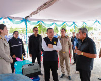 พ่อเมืองสุราษฎร์ฯ นำหน่วยบำบัดทุกข์ บำรุงสุข ลงพื้นที่อำเภอช ... พารามิเตอร์รูปภาพ 34