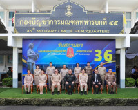 รองผู้ว่าราชการจังหวัดฯ ร่วมพิธีวันคล้ายวันสถาปนาหน่วย มณฑลท ... พารามิเตอร์รูปภาพ 6
