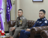 รอง ผบ.ตร. ลงพื้นที่สุราษฎร์ธานี ผนึกกำลังร่วมกรมการปกครองแล ... พารามิเตอร์รูปภาพ 13