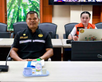รองผู้ว่าฯ สุราษฎร์ธานี ร่วมประชุมติดตามสถานการณ์และการให้คว ... พารามิเตอร์รูปภาพ 7
