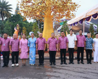 จังหวัดสุราษฎร์ธานี จัดพิธีชักพุ่มผ้าป่าเมืองสุราษฎร์ธานี สื ... พารามิเตอร์รูปภาพ 13