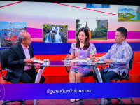 รองผู้ว่าราชการจังหวัดสุราษฎร์ธานี ให้สัมภาษณ์สดรายการ “แหลง ... Image 4
